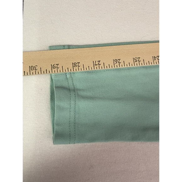 True Love Jeans STRETCH PANTS Size L Jeggings Style Rayon Blend Aqua Blue/green - Picture 7 of 9